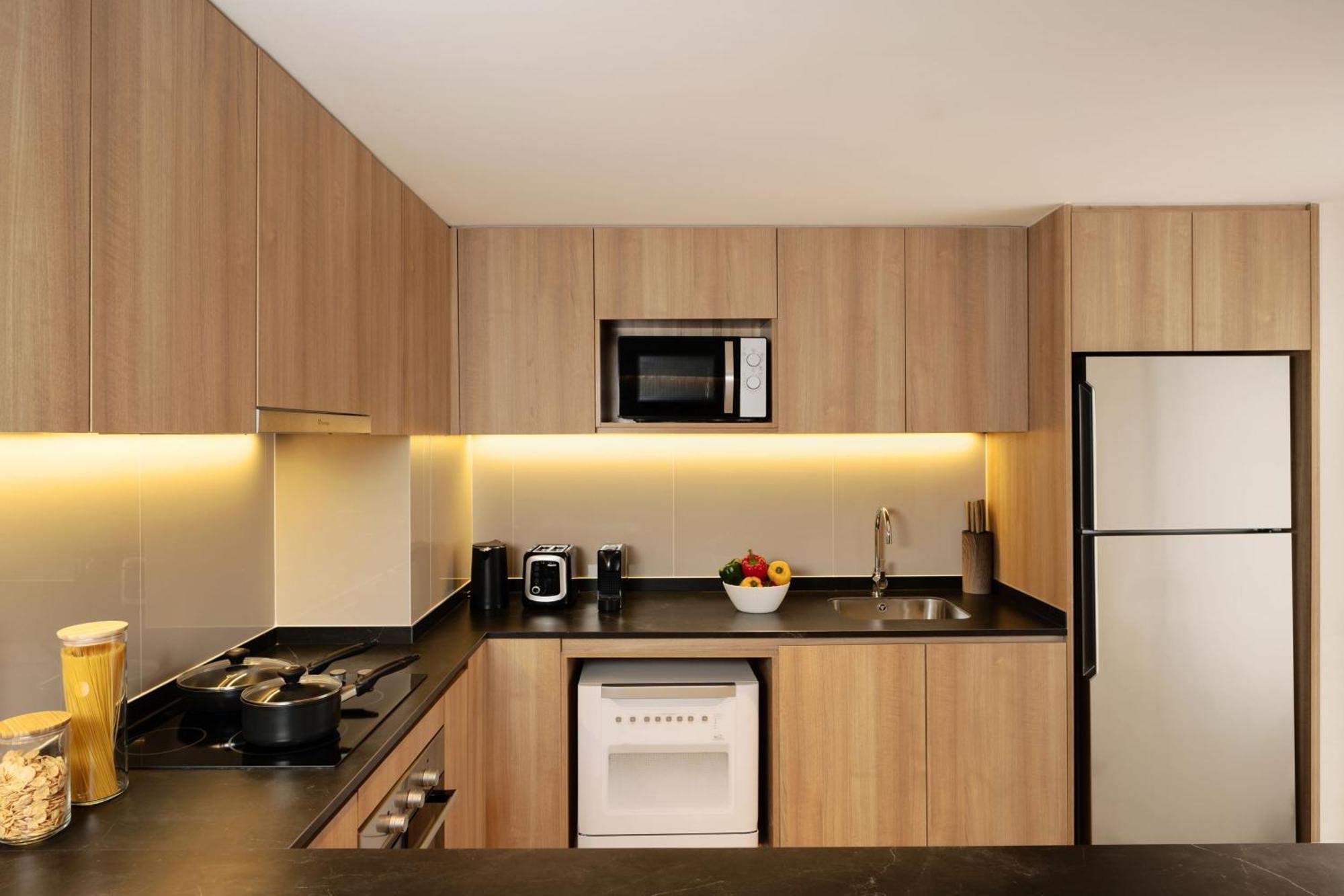 Two-Bedroom Apartment One King Bed Two Double Beds