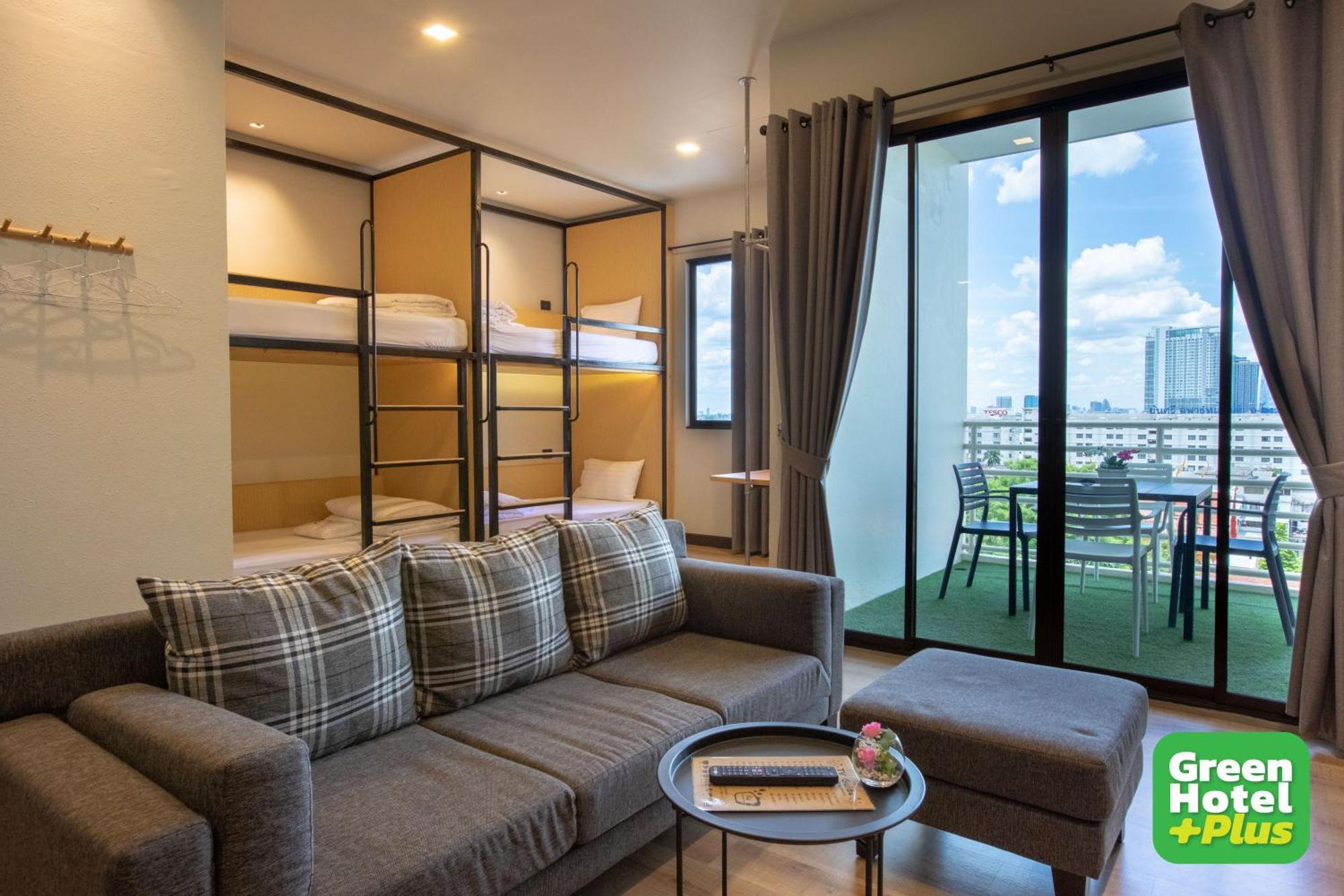 Bunk Bed Private Balcony Room